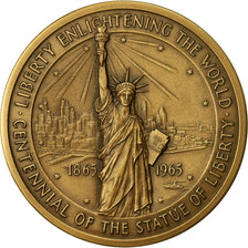 Estados Unidos de América, medalla, Centenaire de la Statue de la Liberté