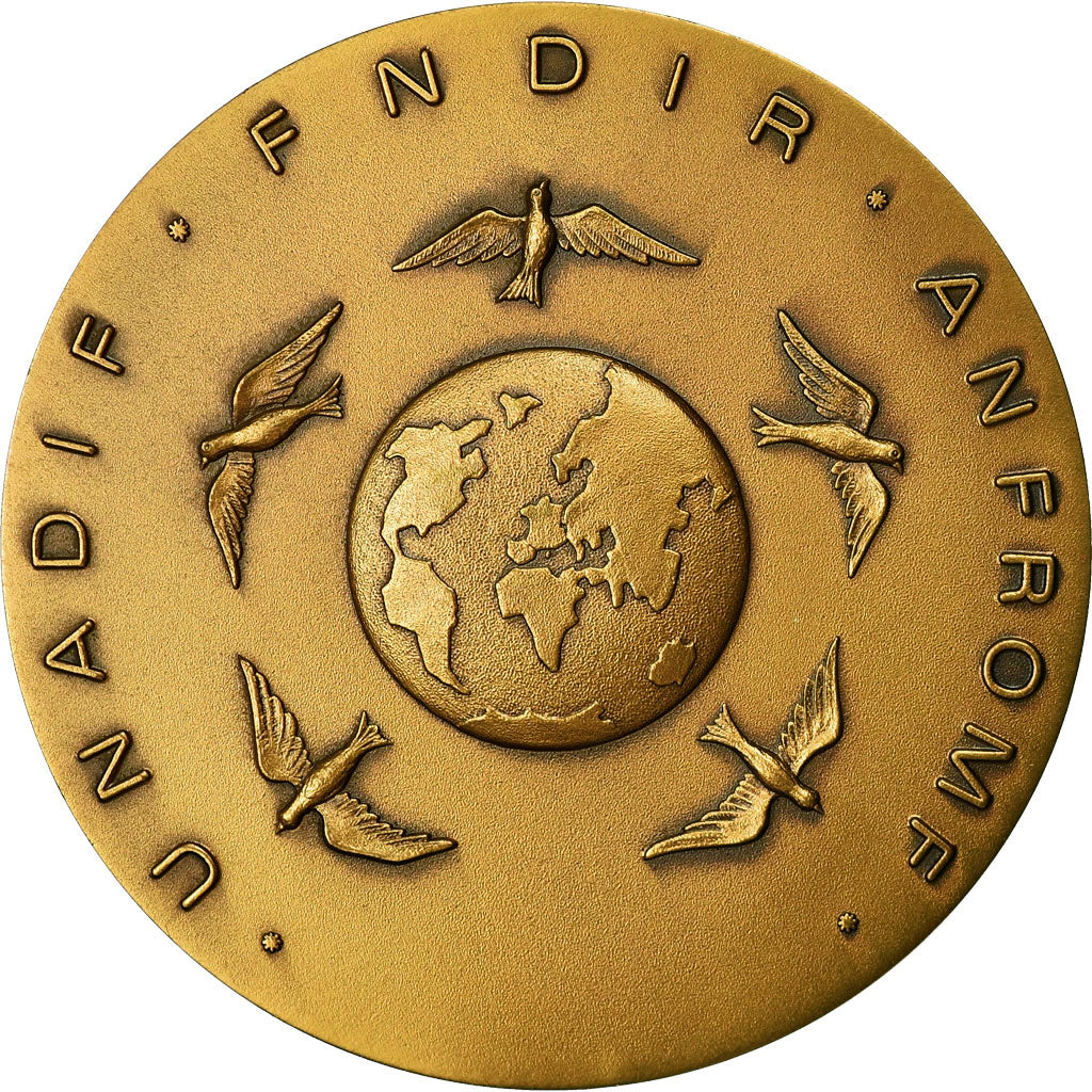 France, Medal, La Liberté se Mérite, 1990, MS(64), Bronze