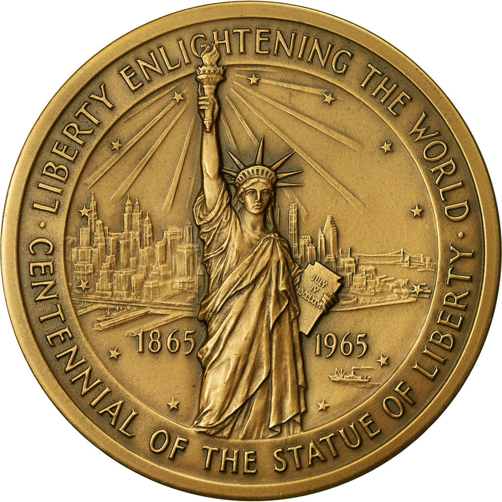 Estados Unidos de América, medalla, Centennial of the Statue of Liberty, New