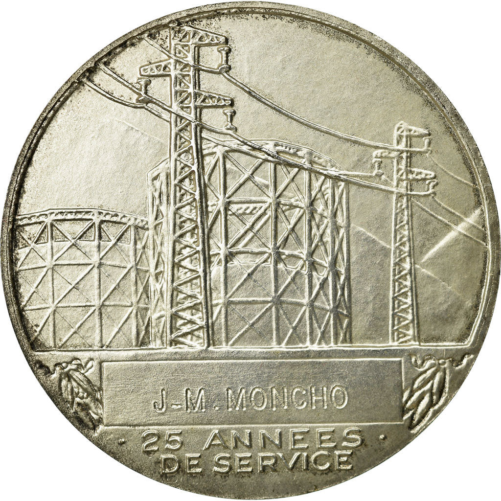 França, Medal, Électricité de France et gaz de France, Dropsy, MS(63), Bronze