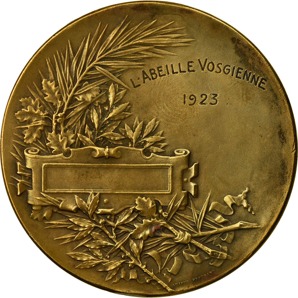 Frankreich, Medaille, L'Abeille Vosgienne, 1923, Pillet, VZ+, Bronze