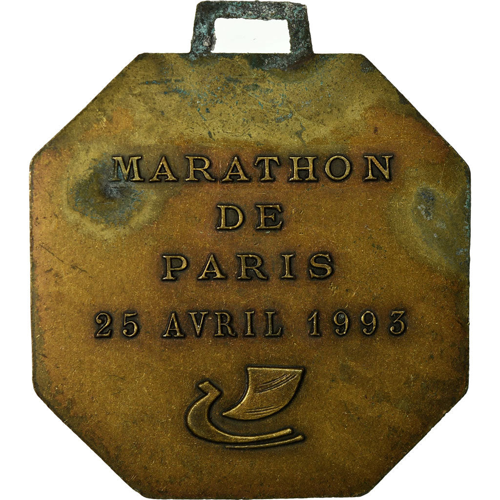 France, Medal, Sport, Marathon de Paris, 1993, AU(50-53), Bronze