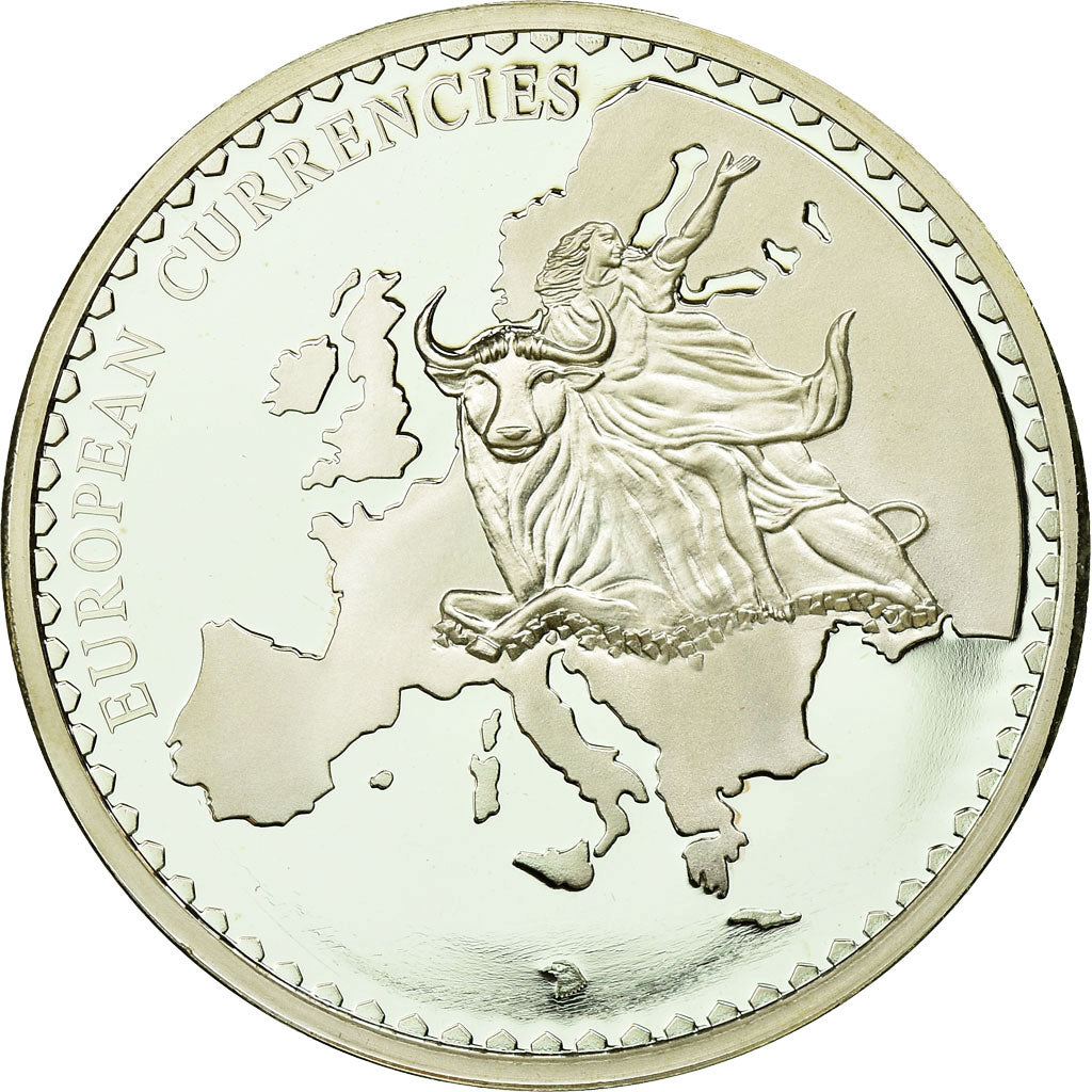 Turkey, Medal, Monnaies Européennes, 100 Lira, MS(63), Copper Plated Silver