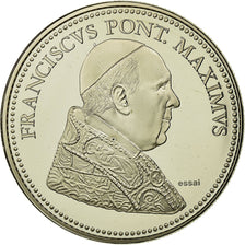 Vatican, Medal, Le Pape François, MS(65-70), Copper-nickel