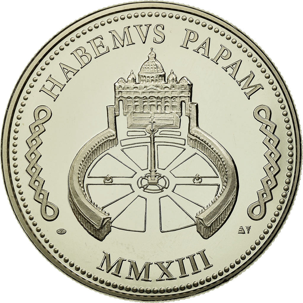 Vatican, Medal, Le Pape François, MS(65-70), Copper-nickel