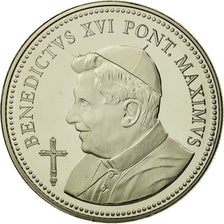 Vatican, Medal, Le Pape Benoit XVI, MS(65-70), Copper-nickel