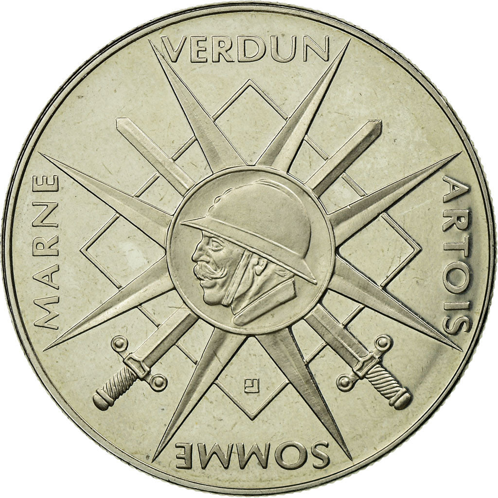 Frankrijk, Medaille, Première Guerre Mondiale, Somme-Marne-Verdun-Artois, UNC