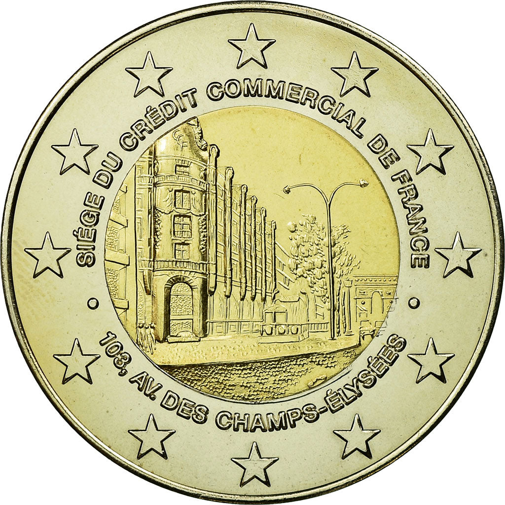 França, Medal, Siège du Crédit Commercial de France, 1999, MS(64)