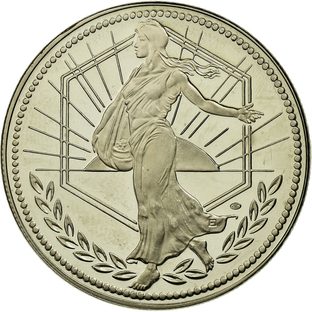 France, Medal, L'Europe, La Semeuse, 2001, MS(65-70), Copper-nickel
