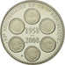 France, Medal, 50ème Anniversaire de la Vème République, 2008, MS(65-70)