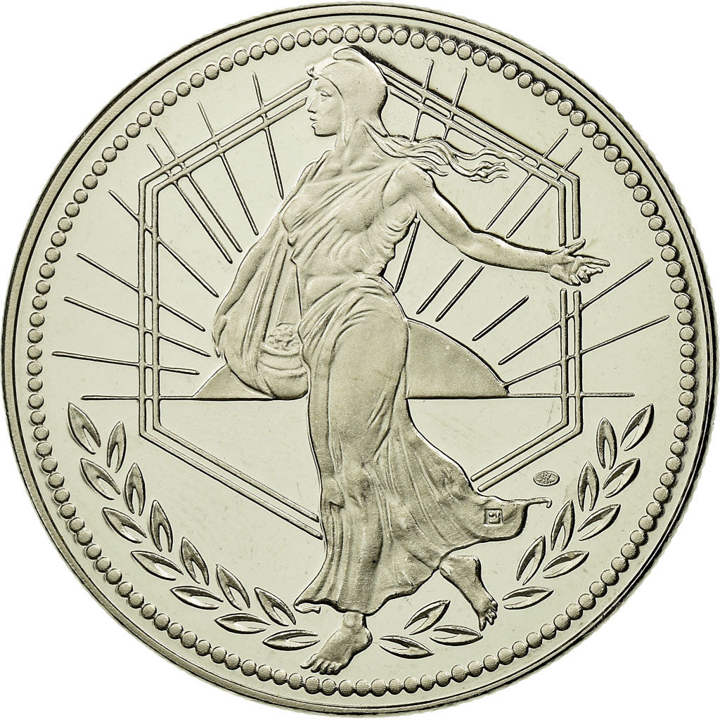 France, Medal, 50ème Anniversaire de la Vème République, 2008, MS(65-70)