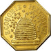 Francia, medalla, Banque, Caisse d'Epargne de Valenciennes, FDC, Oro