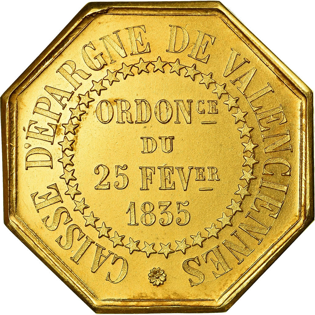 Francia, medalla, Banque, Caisse d'Epargne de Valenciennes, FDC, Oro