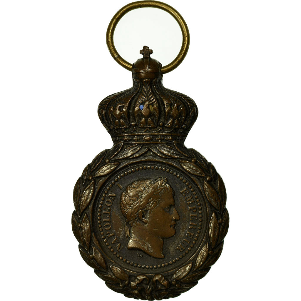 Francja, Médaille de Saint Hélène, Medal, 1857, Doskonała jakość, Bronze