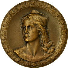 França, Medal, Marianne, République Française, Dubois.H, MS(63), Bronze