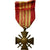 França, Croix de Guerre, Une Etoile, Medal, 1939, Qualidade Excelente, Bronze