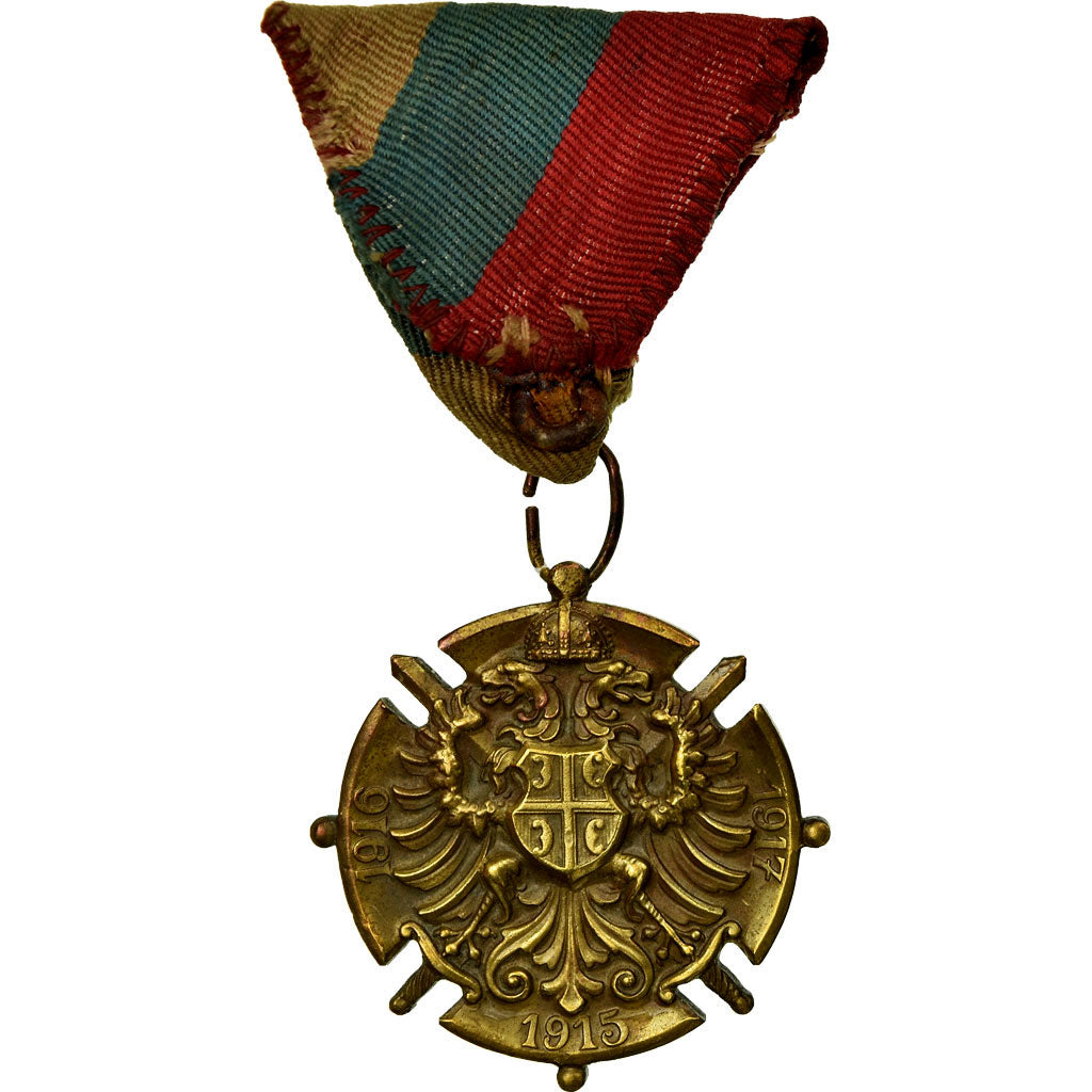 Serbie, Médaille commémorative de Serbie, Médaille, 1914-1918, Très bon