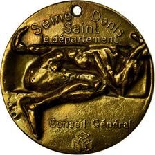 France, Médaille, Conseil Général de Seine-Saint-Denis, TTB+, Bronze