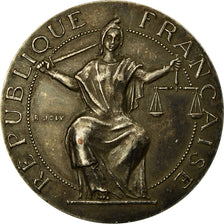 France, Médaille, Huissier de Justice, Rouen, Joly, TTB+, Silvered bronze