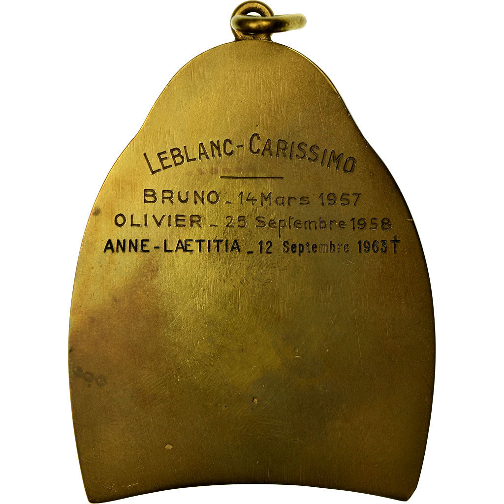 Francia, medaglia, Naissance, Baptème, Ange, Religions & beliefs, Gicar, SPL