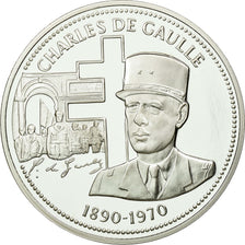 France, Medal, Charles De Gaulle, History, MS(65-70), Silver