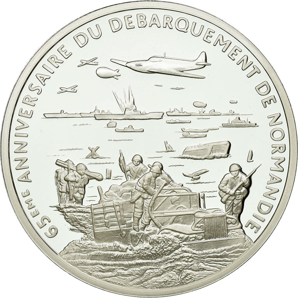 Francja, Medal, 65ème Anniversaire du Débarquement de Normandie, Historia