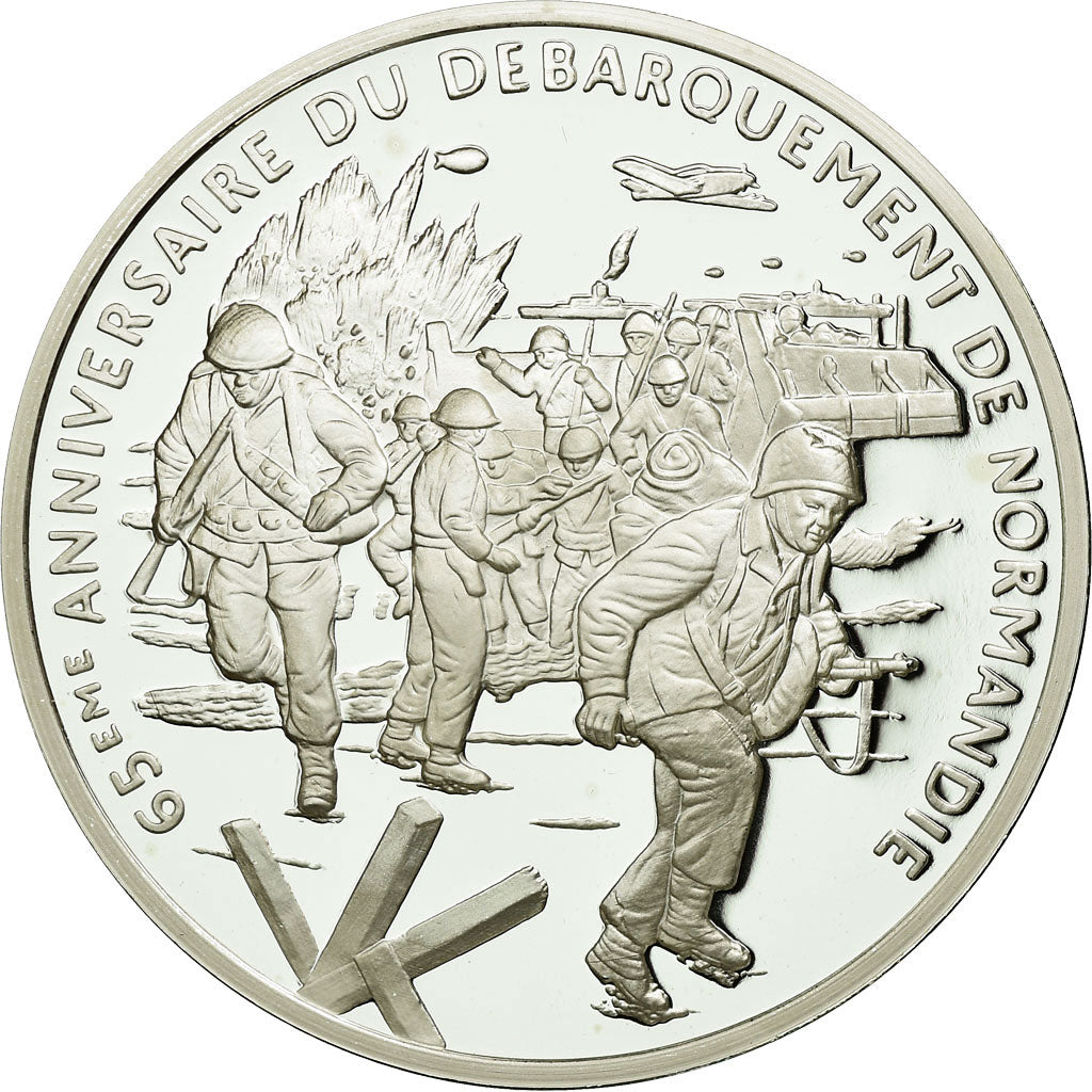 Francia, medaglia, 65ème Anniversaire du Débarquement de Normandie, History