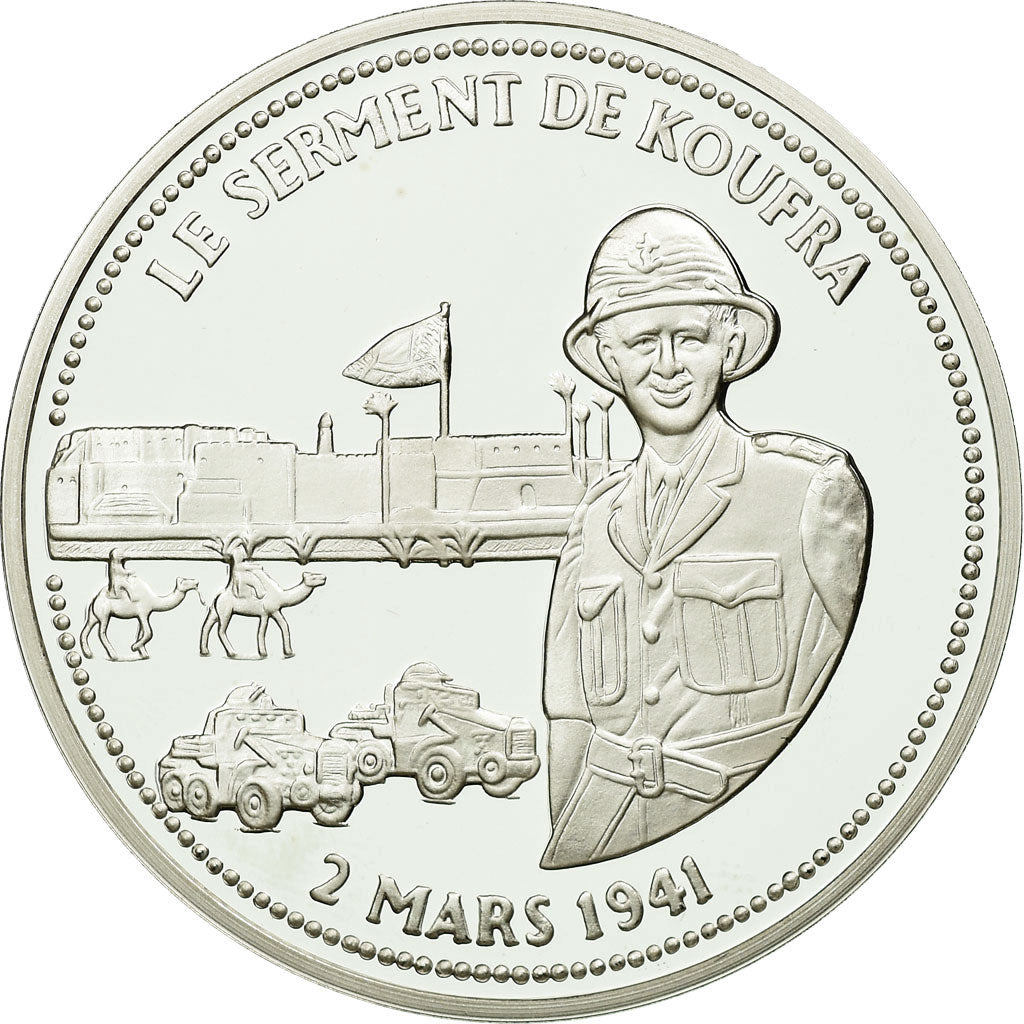 France, Medal, Seconde Guerre Mondiale, Le Serment de Koufra, History