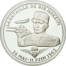 France, Medal, La Bataille de Bir Hakeim, History, MS(65-70), Silver