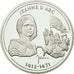 France, Medal, Jeanne d'Arc, History, MS(65-70), Silver