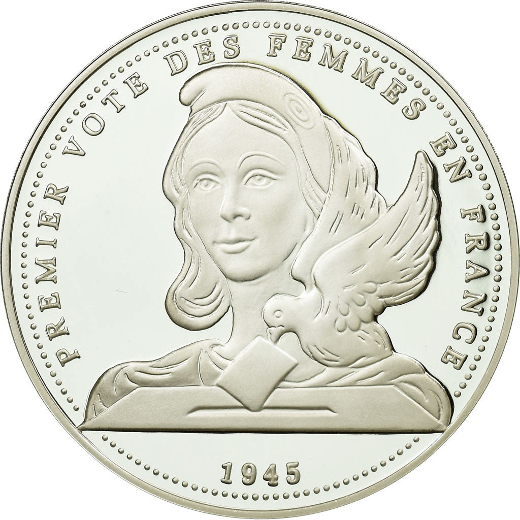 Francja, Medal, Premier Vote des Femmes en France, Historia, Undated, MS(65-70)