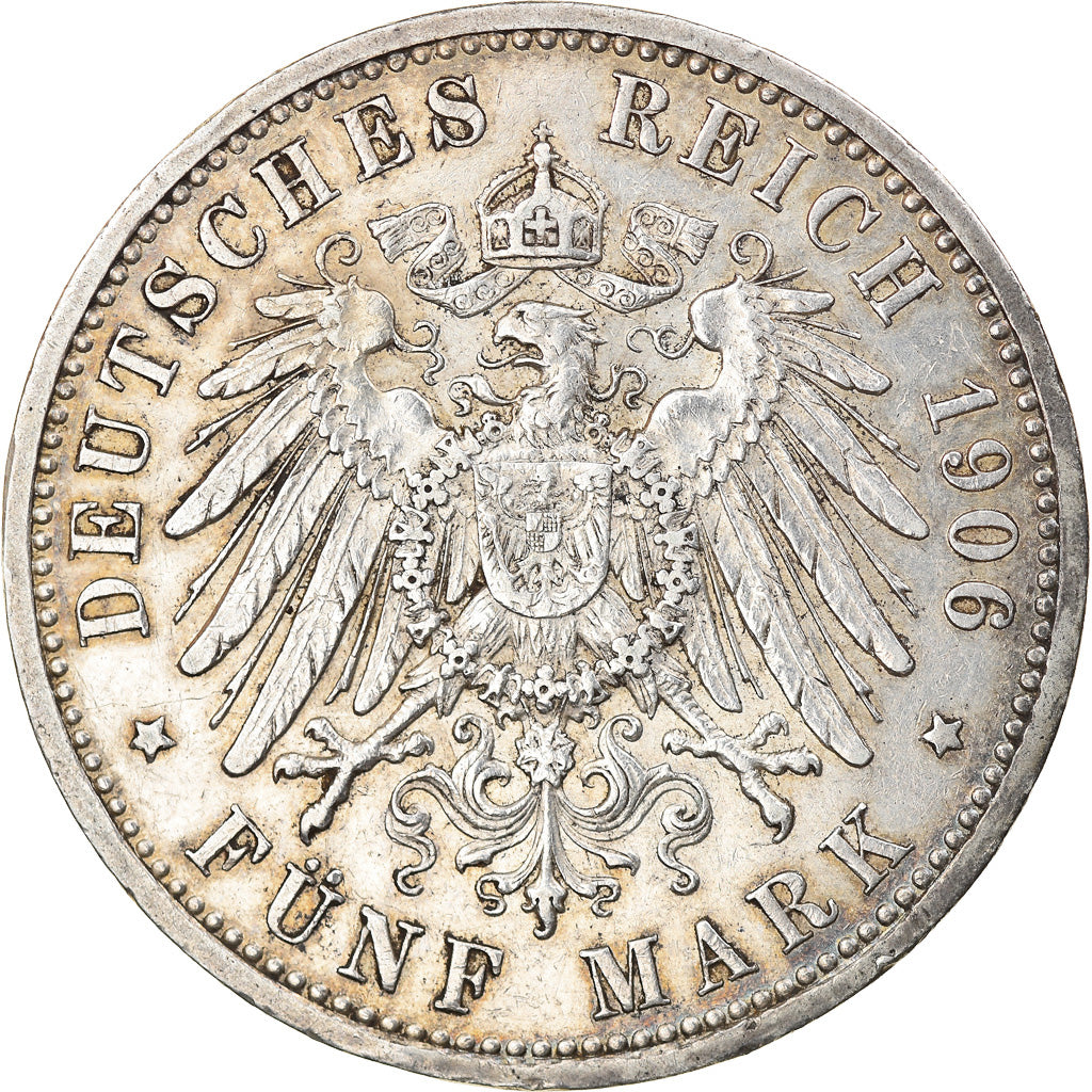 Monnaie, Etats allemands, PRUSSIA, Wilhelm II, 5 Mark, 1906, Berlin, TTB+