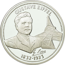 France, Medal, Gustave Eiffel, History, MS(65-70), Silver
