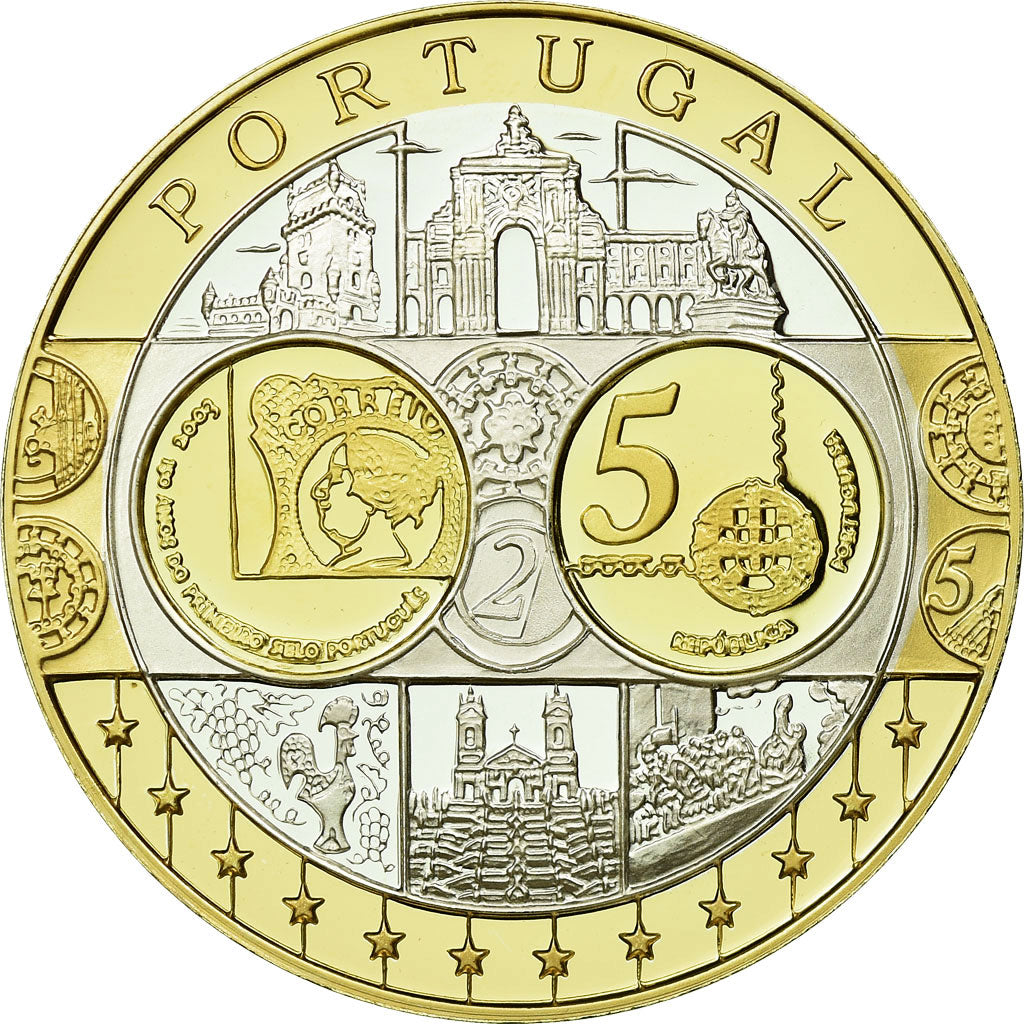 Portugal, Medal, Euro, Europa, MS(65-70), Silver