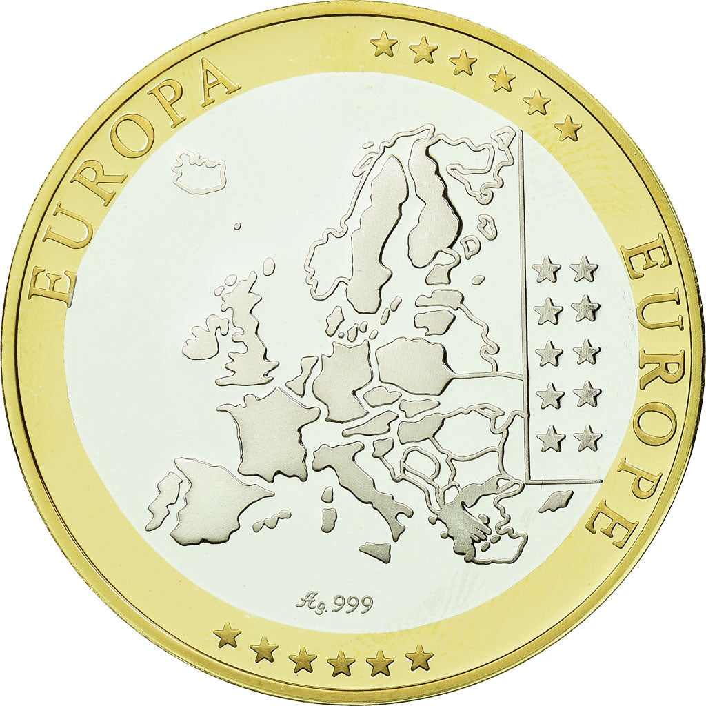 Portugal, Medal, Euro, Europa, MS(65-70), Silver