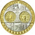 France, Medal, Europa, République Française, MS(65-70), Silver