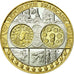 Francja, Medal, Europa, République Française, MS(65-70), Srebro