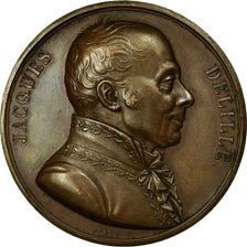 Frankreich, Medaille, Jacques Delille, Poète Français, 1821, Petit, UNZ