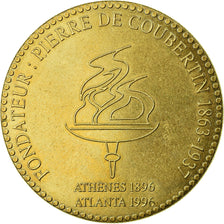 Francia, medaglia, 100ème Anniversaire des Jeux Olympiques Modernes, 1996, MDP
