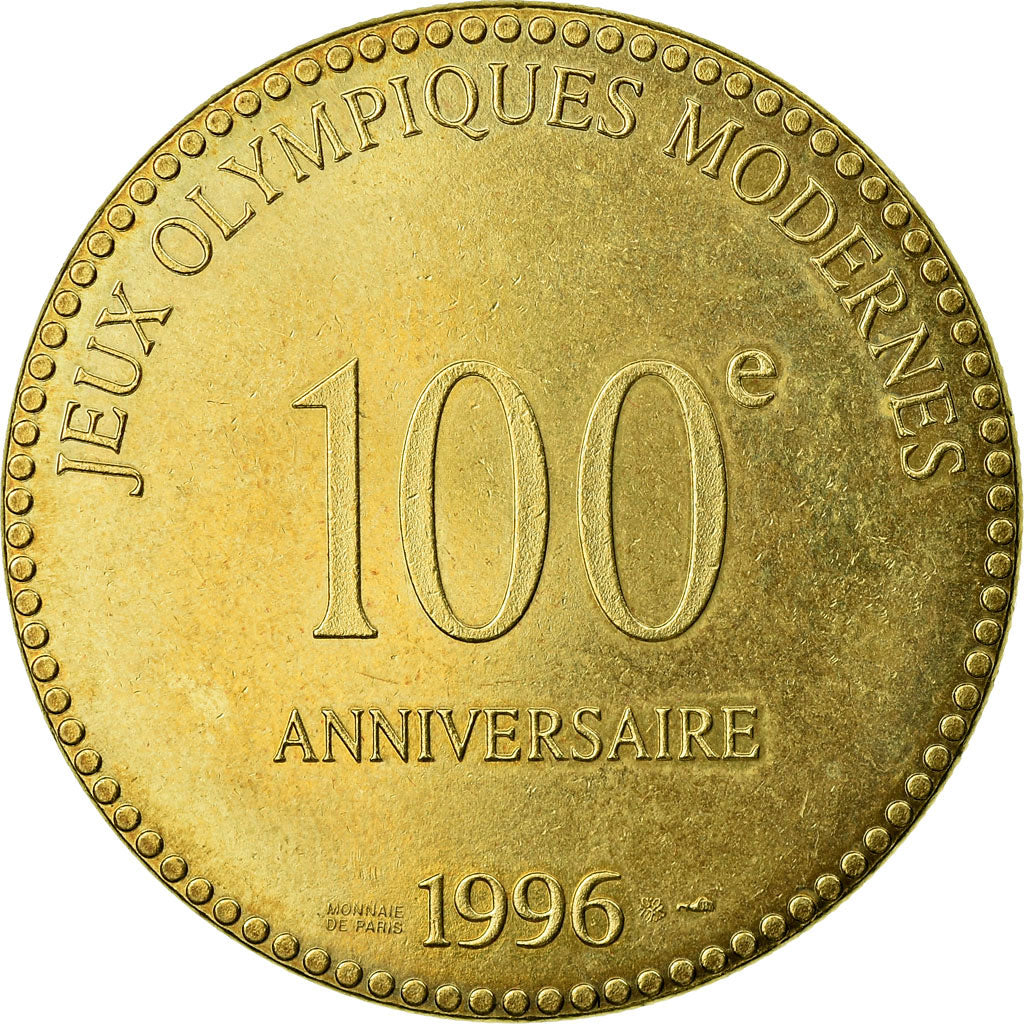 Francia, medaglia, 100ème Anniversaire des Jeux Olympiques Modernes, 1996, MDP