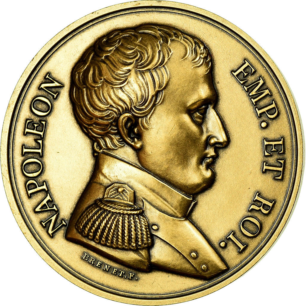 France, Medal, Napoléon, Empereur des Français, Brenet, Restrike, MS(65-70)