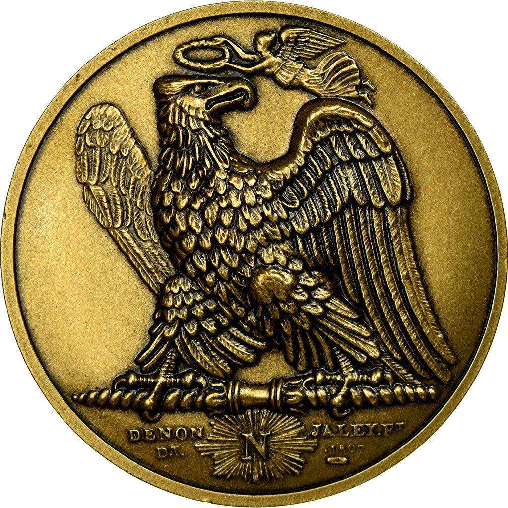 France, Médaille, Napoléon Ier, Bataille de Waterloo (1815), Rogat, Refrappe