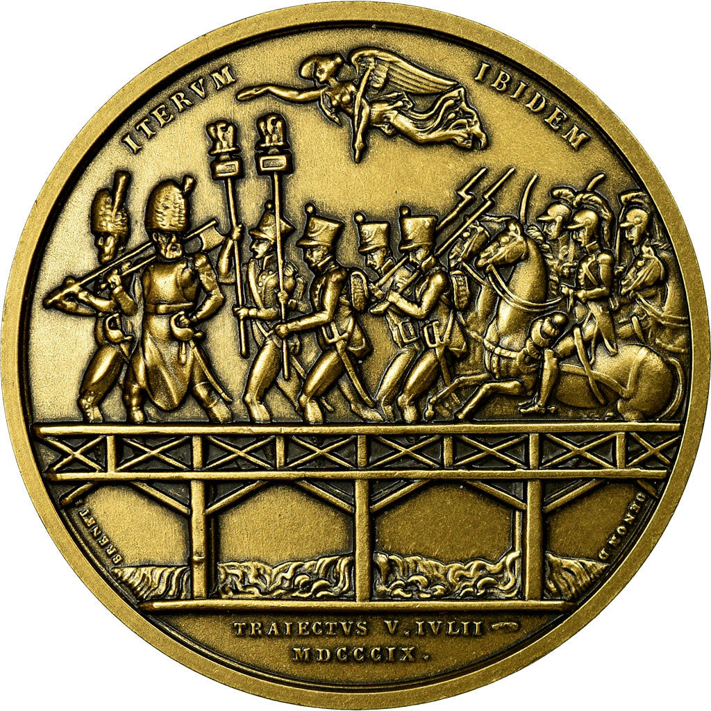 France, Medal, Napoléon Ier, Iterum Ibidem, Denon, Brenet, Restrike, MS(65-70)