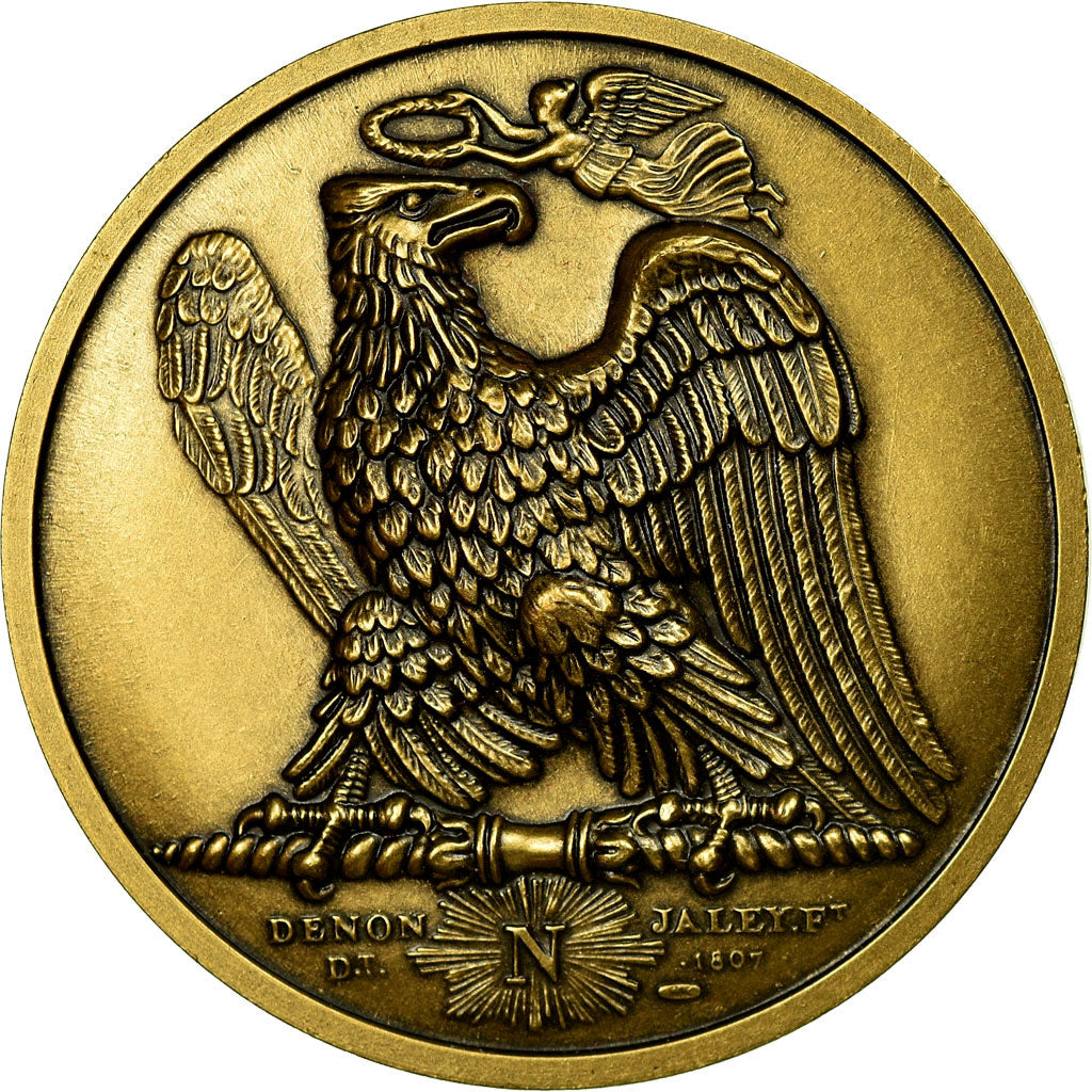 France, Medal, Napoléon Ier, Iterum Ibidem, Denon, Brenet, Restrike, MS(65-70)