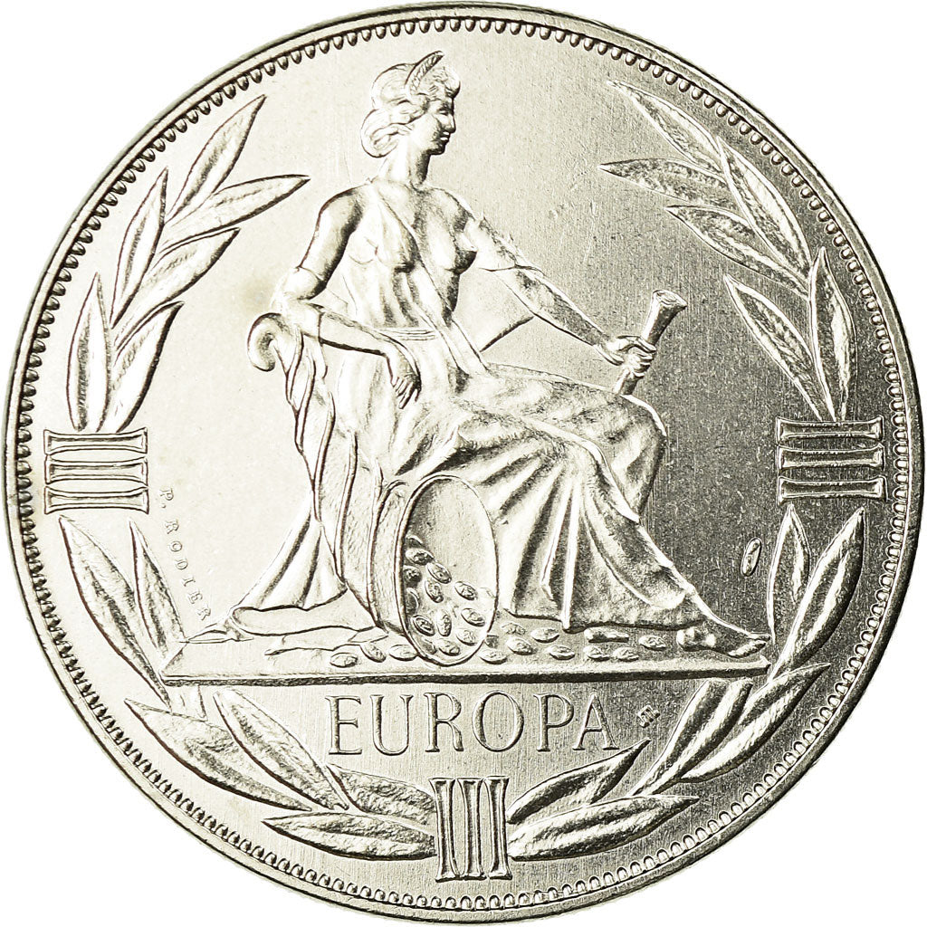 France, Médaille, Ecu Euro, EUROPA, 1980, Rodier, FDC, Copper-nickel