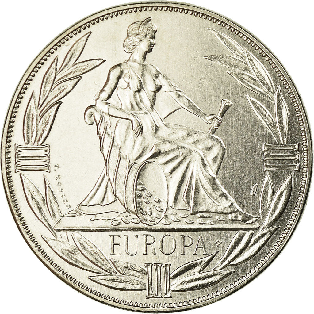 France, Médaille, Ecu Euro, EUROPA, 1982, Rodier, FDC, Copper-nickel
