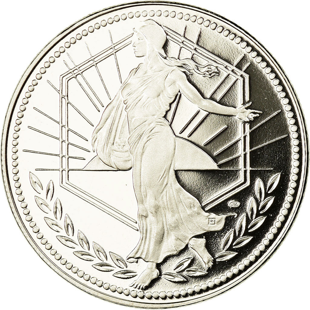 France, Medal, L'Europe, La Semeuse, 2000, MS(65-70), Copper-nickel