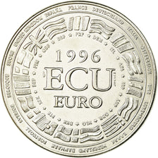 France, Medal, Ecu Euro, EUROPA, 1996, Jimenez, MS(65-70), Copper-nickel