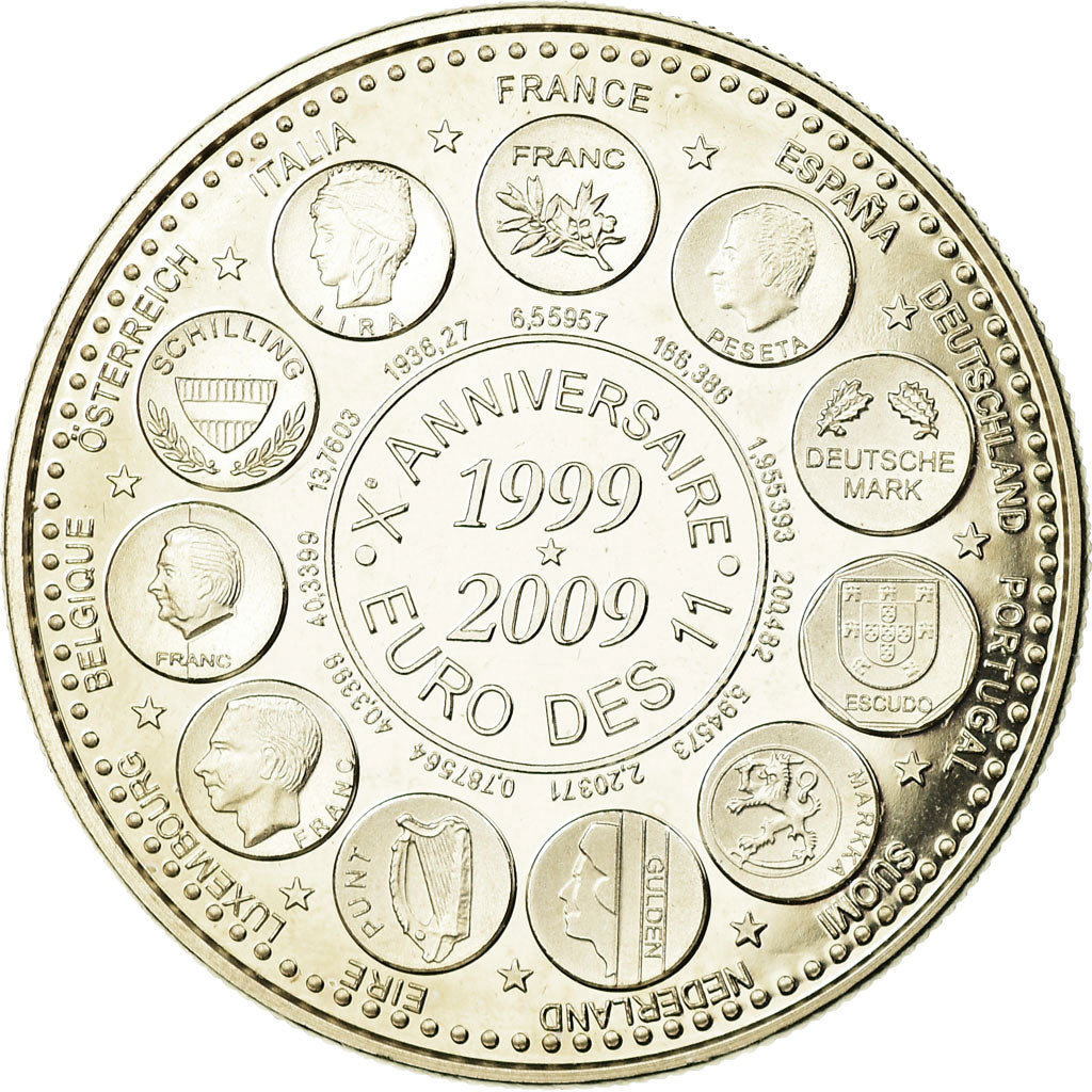 France, Médaille, Xème Anniversaire 