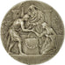 France, Medal, Mariage, Bénédiction Nuptiale, Bottée, AU(55-58), Silver